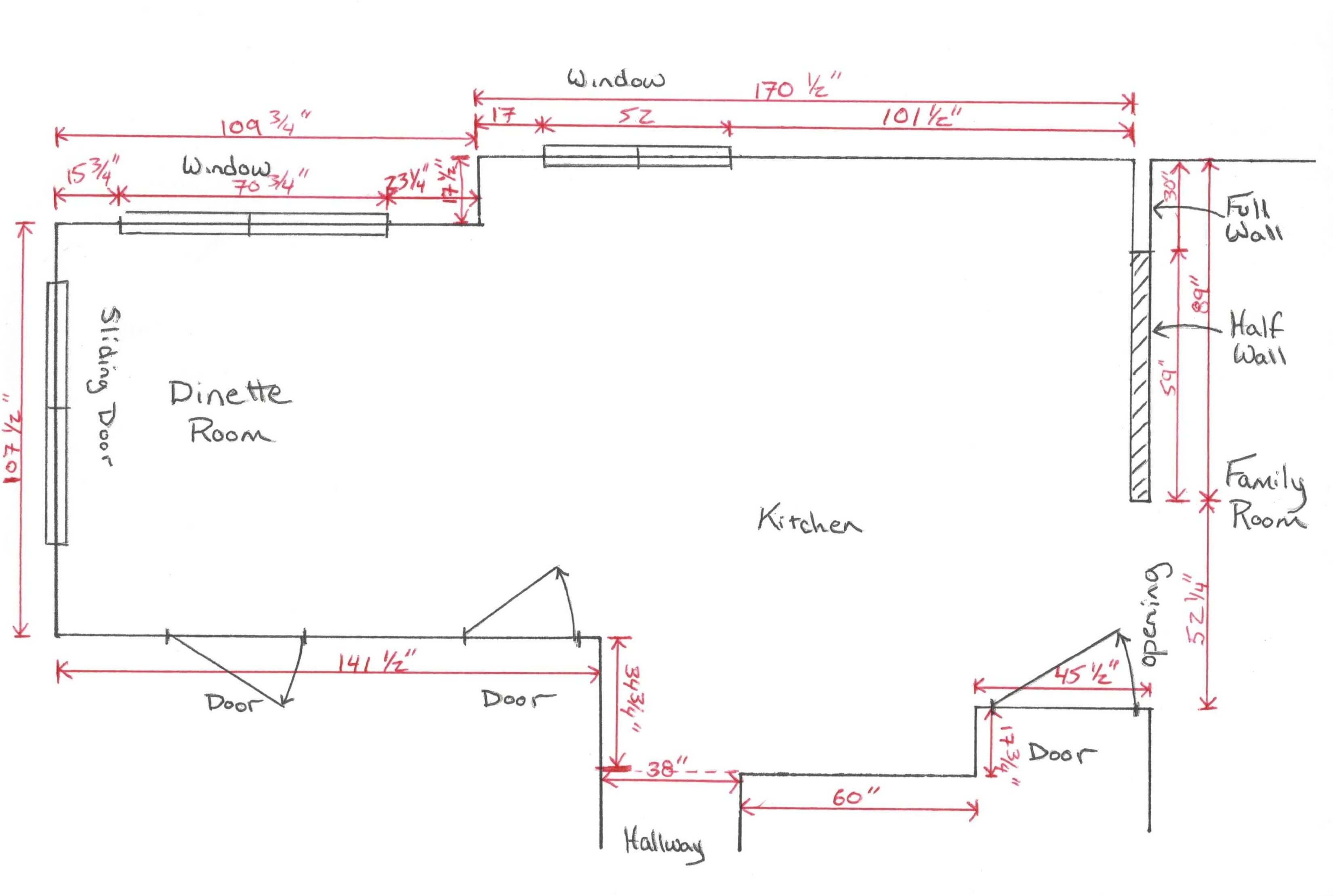 Kitchen Design & Measuring Guides. Measure Your Kitchen.