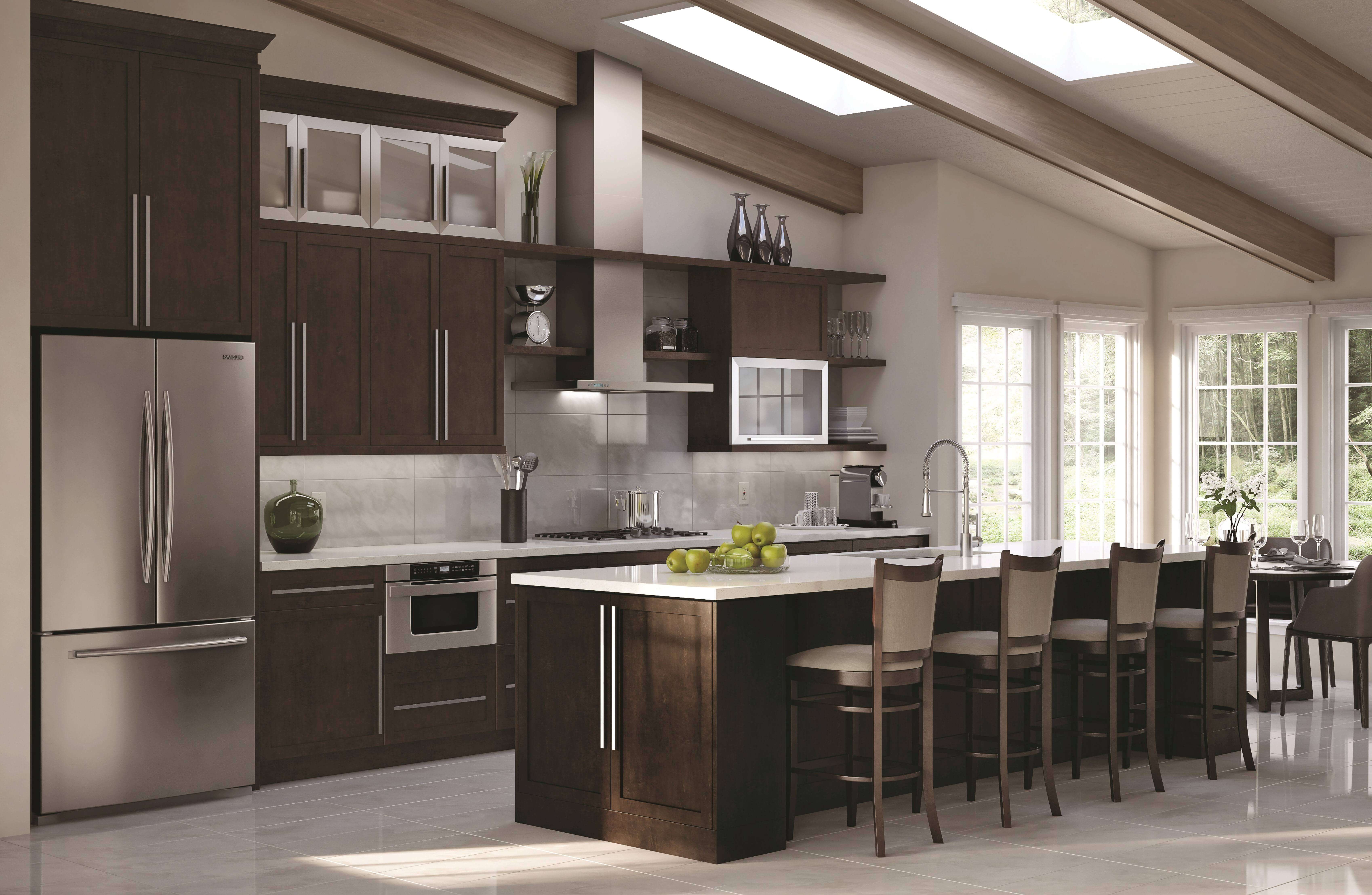 Cabinets - ESPRESSO SHAKER - Galaxy Cabinetry