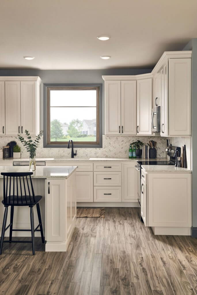 Berwyn Opal Paint Assembled Kitchen Quick Ship Kitchens