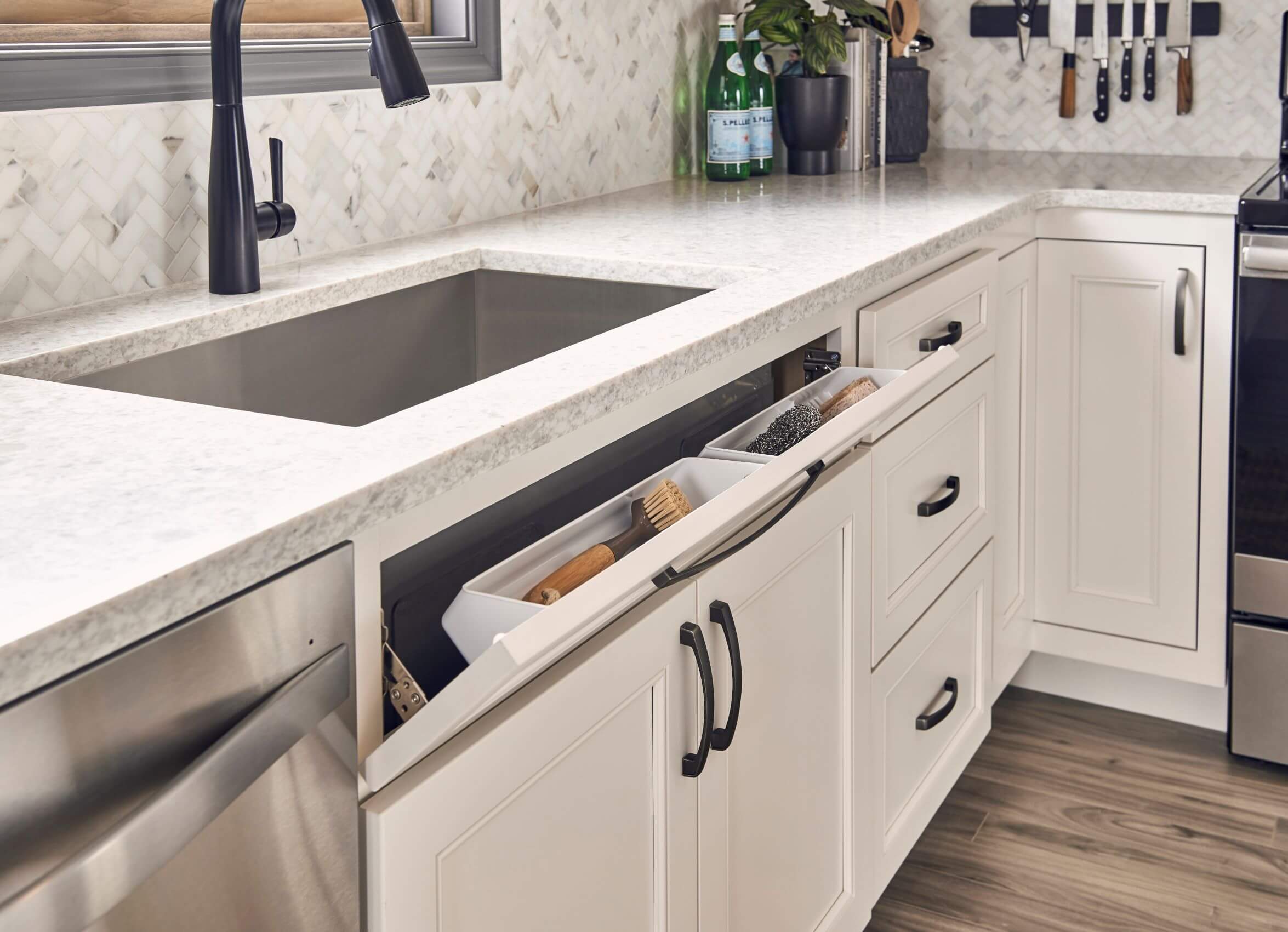We offer a lot of affordable features that you've wanted to include in your kitchen renovation