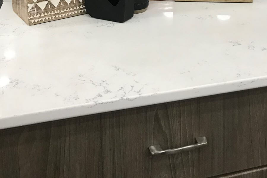 Quartz - Carrara Verta | Assembled Kitchen Cabinets | Quick Ship Kitchens